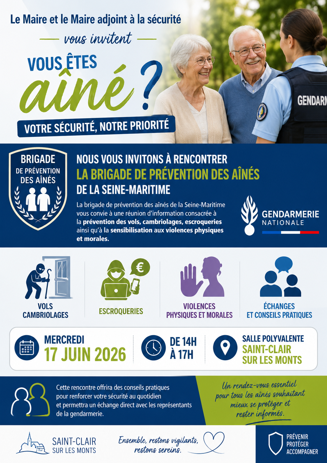 AVIS AUX AINÉS SAINT CLAIRAIS
