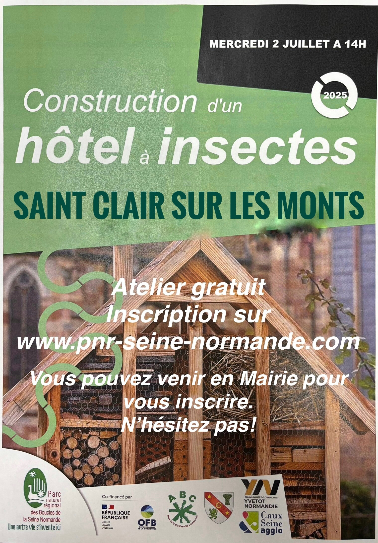 Illustration de l'article Construction d’un hôtel à insectes