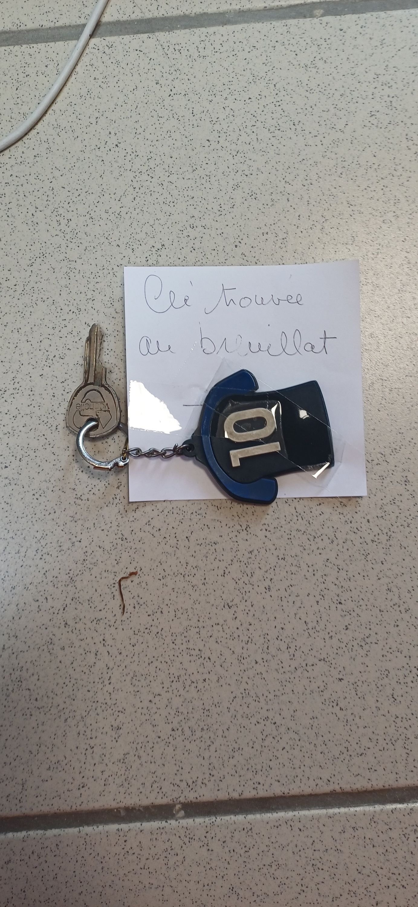 CLÉ RETROUVÉ AU BREUILLAT