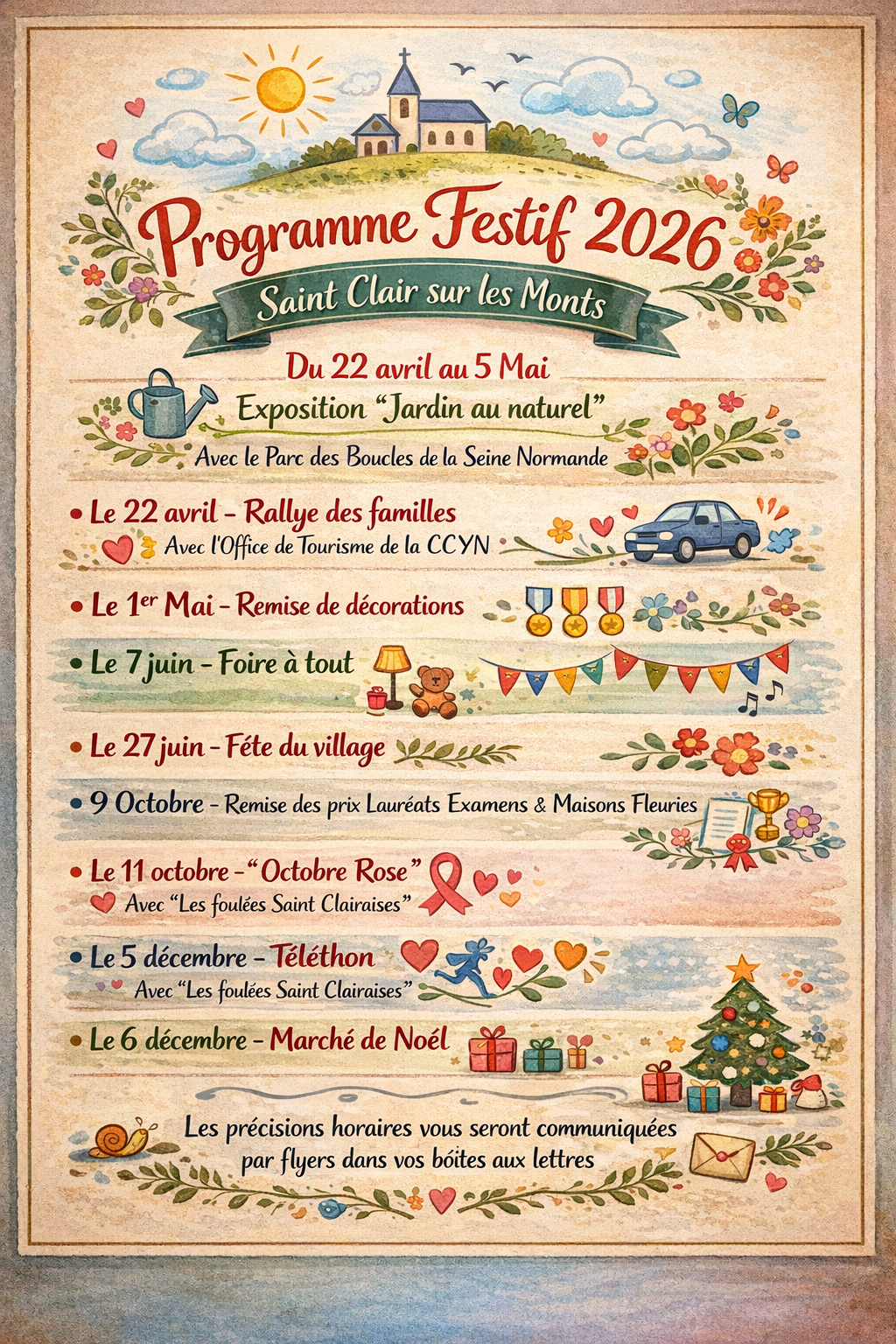 Programme festif 2026