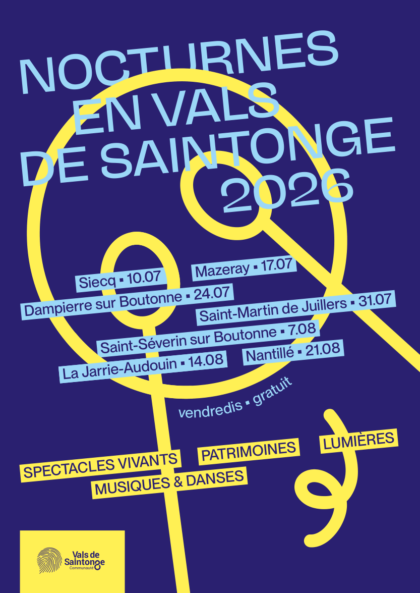 Festival Nocturnes en Vals de Saintonge cet été