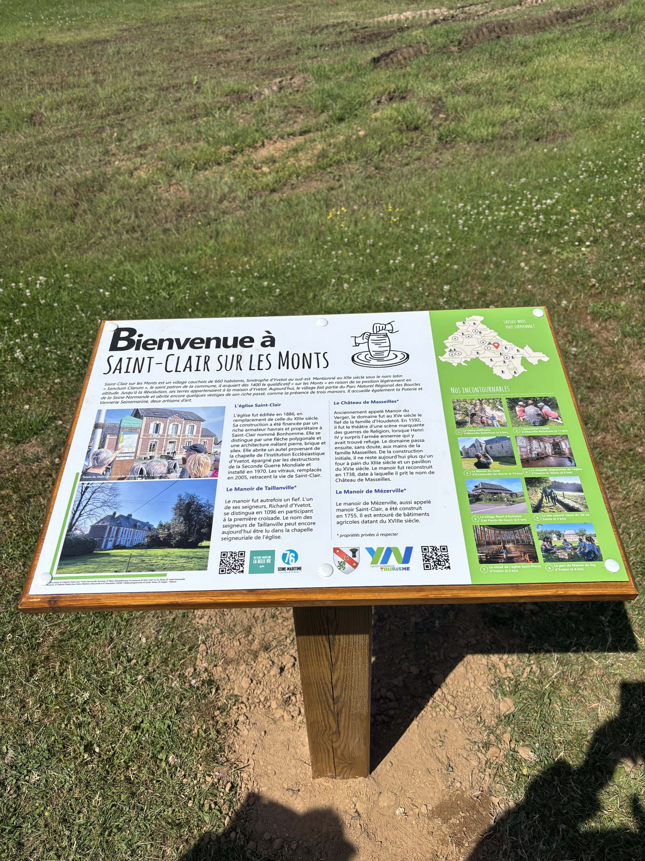 Panneau d’information